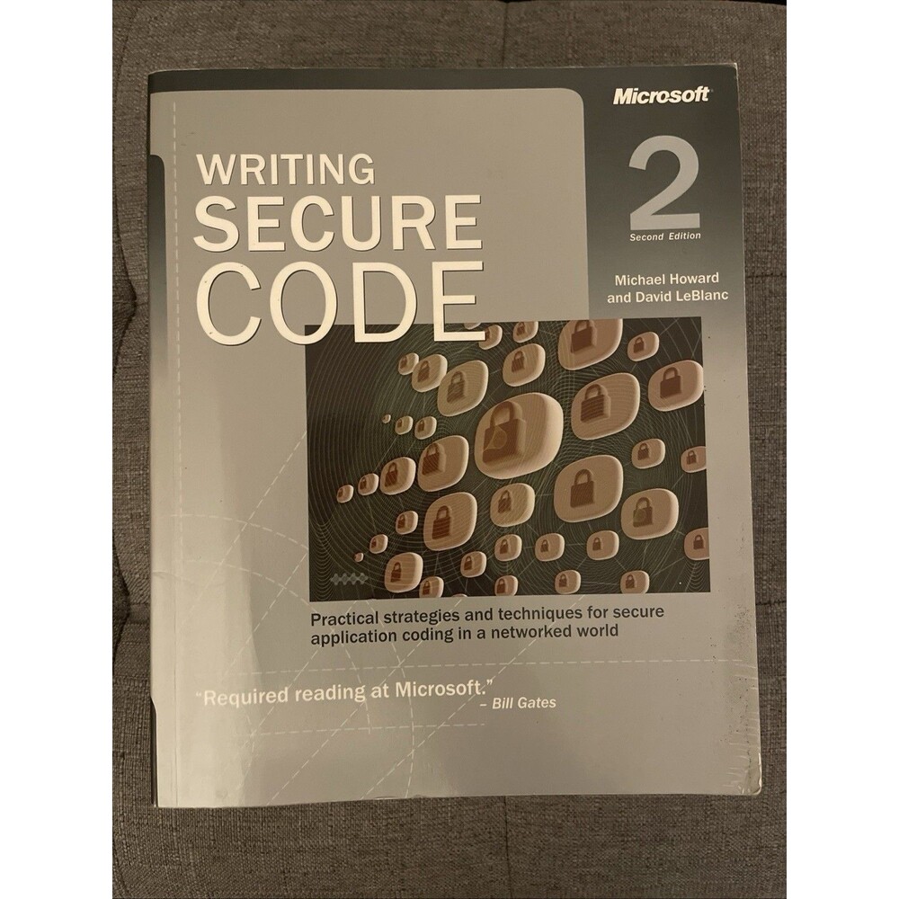 Writing Secure Code 2nd Edition - Leblanc, David